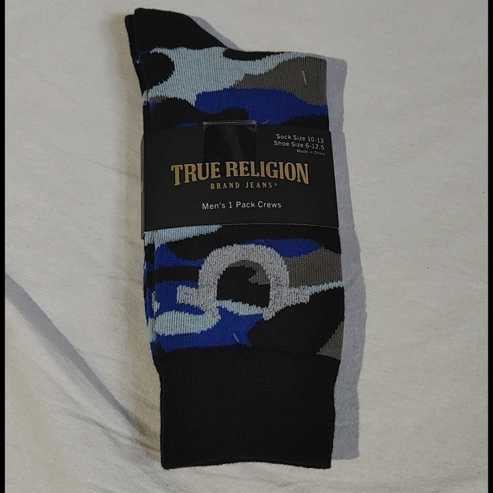 True Religion Camo Socks